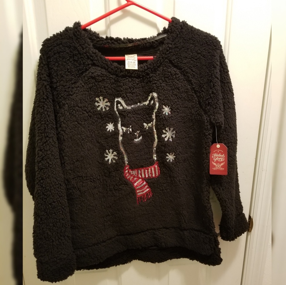 Fuzzy Llama Sweater